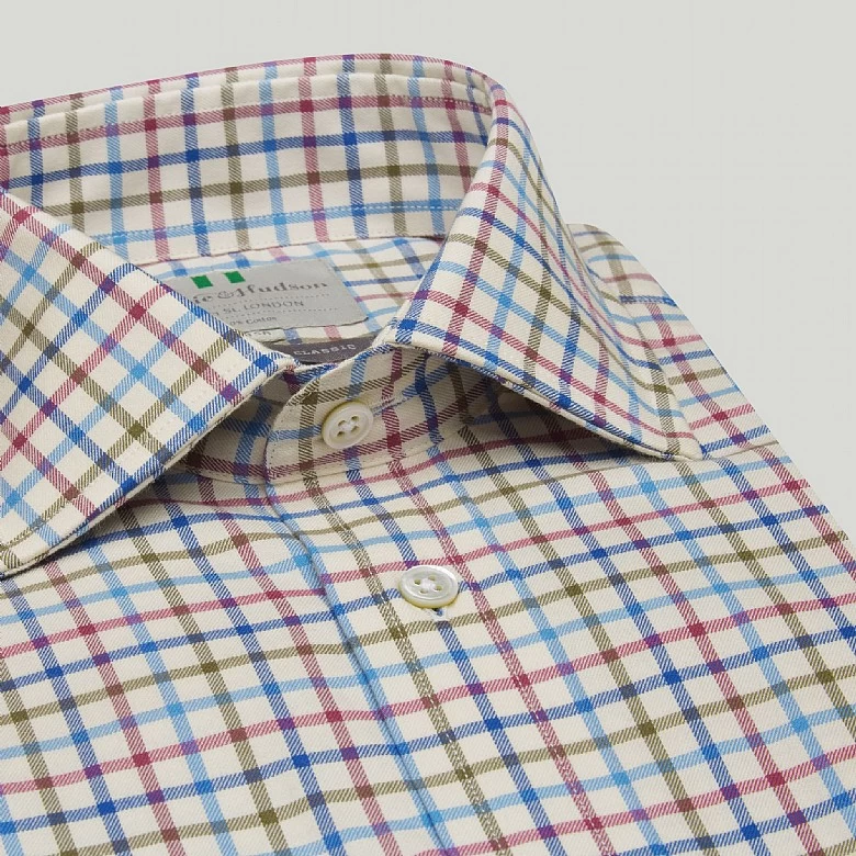Multi Colour Check BC Classic Fit Shirt - Image 3