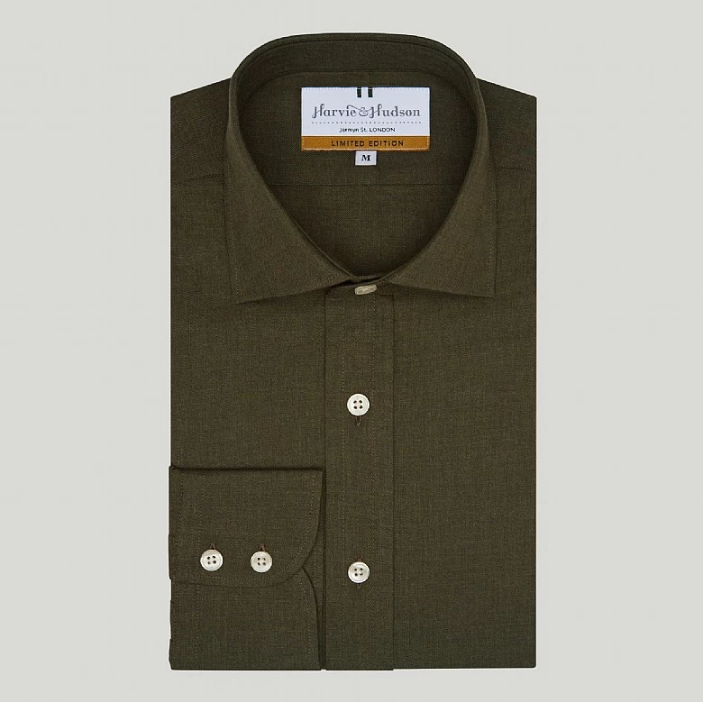 Mid Green Pure Cotton Casual Shirt - Image 4