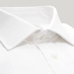 White Plain Poplin Double Cuff Shirt