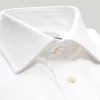 White Fine Twill Slim Fit Double Cuff Shirt