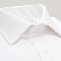 White Marcella Double Cuff Dress Shirt
