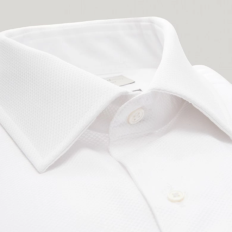 White Marcella Double Cuff Dress Shirt