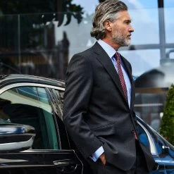 Grey Premium English Wool Suit