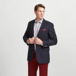 Navy Pure Wool Jacket