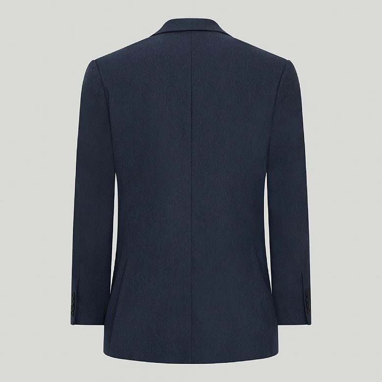 Dark Blue Flannel Jacket - Image 4