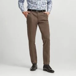 Mushroom Grey Meyer Soft Cotton Chino