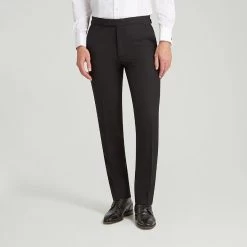 Black Dinner Suit Unfinished Trouser