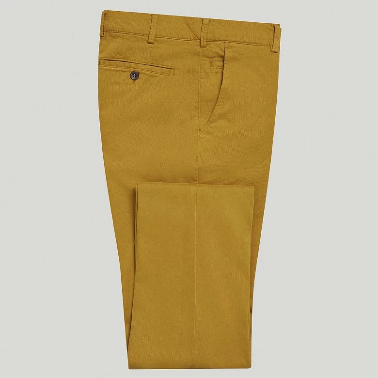 Dark Green Cotton Unfinished Trousers - Image 6