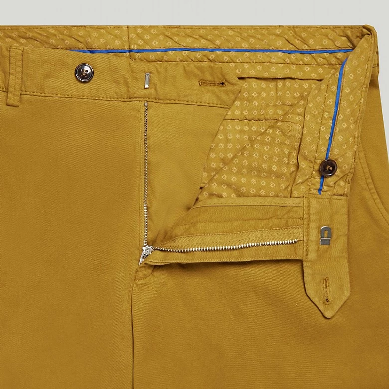 Dark Green Cotton Unfinished Trousers - Image 7