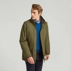 Sage Green Wool Shooting Jacket