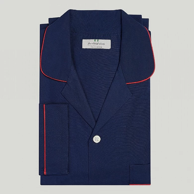 Plain Sky Blue Cotton Pyjama - Image 8