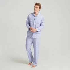 Blue Bengal Stripe Cotton Pyjama