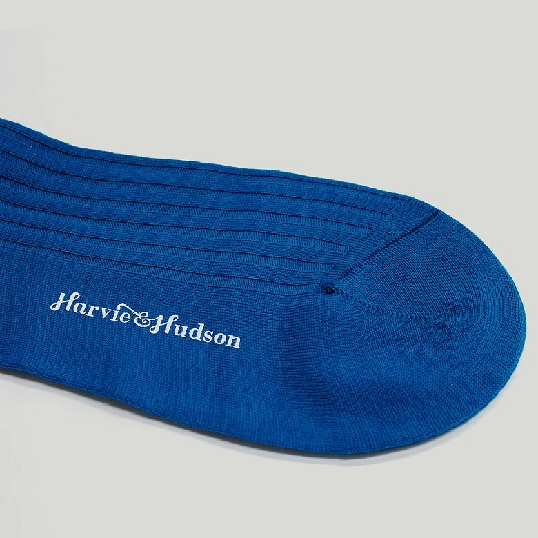 Orange Plain Wool Sock - Image 3