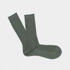 Sage Green Cotton Sock