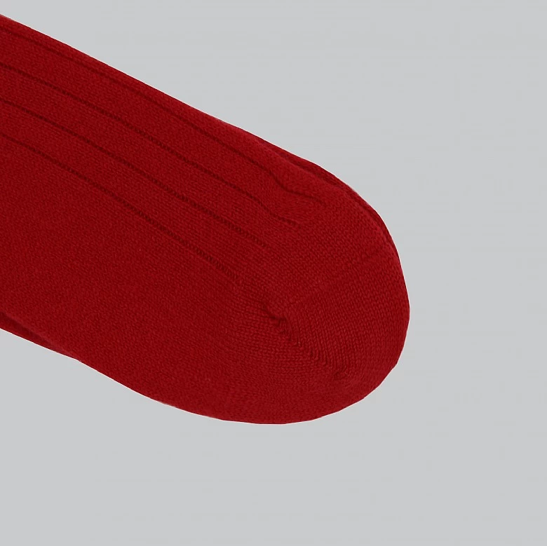 Red Cashmere Socks - Image 2