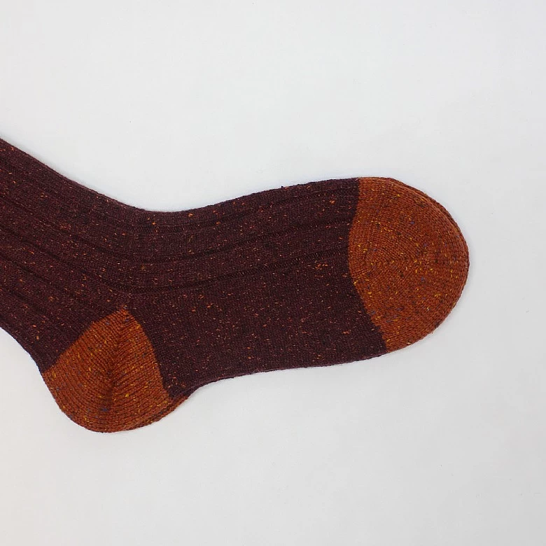 Navy Fleck Leisure Socks - Image 3