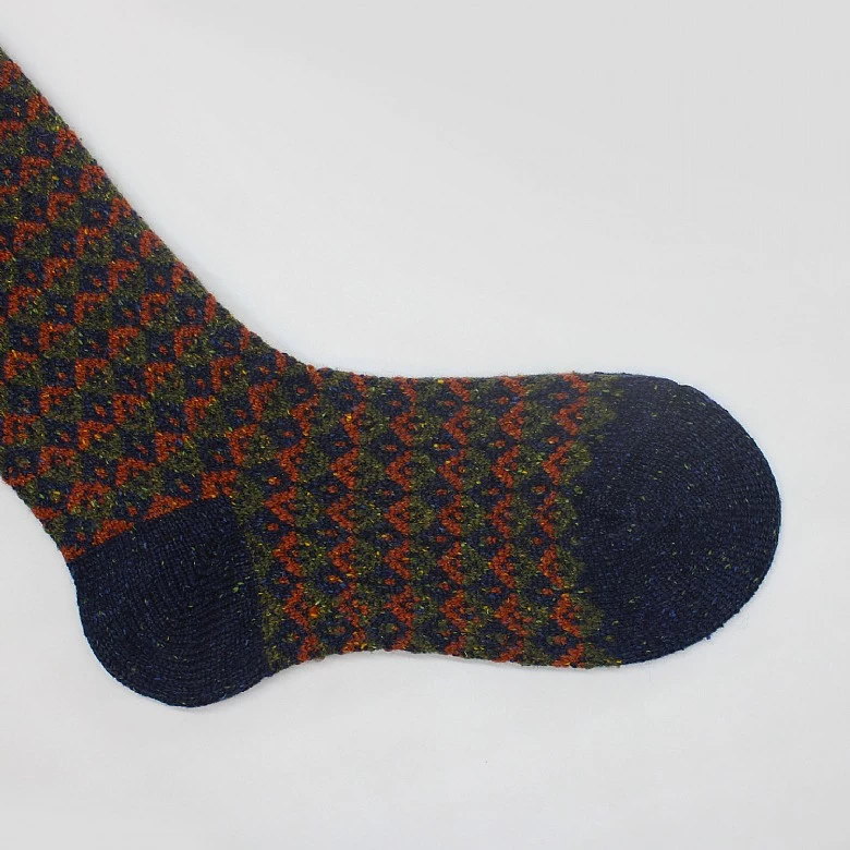 Gold Fairisle Socks - Image 4