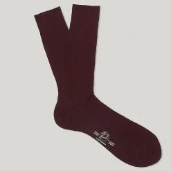 Wine Short Cotton Socks