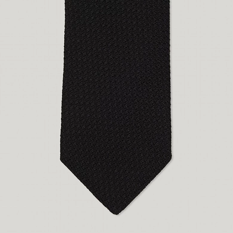 Bright Blue Silk Grenadine Tie - Image 7