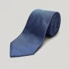 Royal Blue Plain Woven Silk Tie