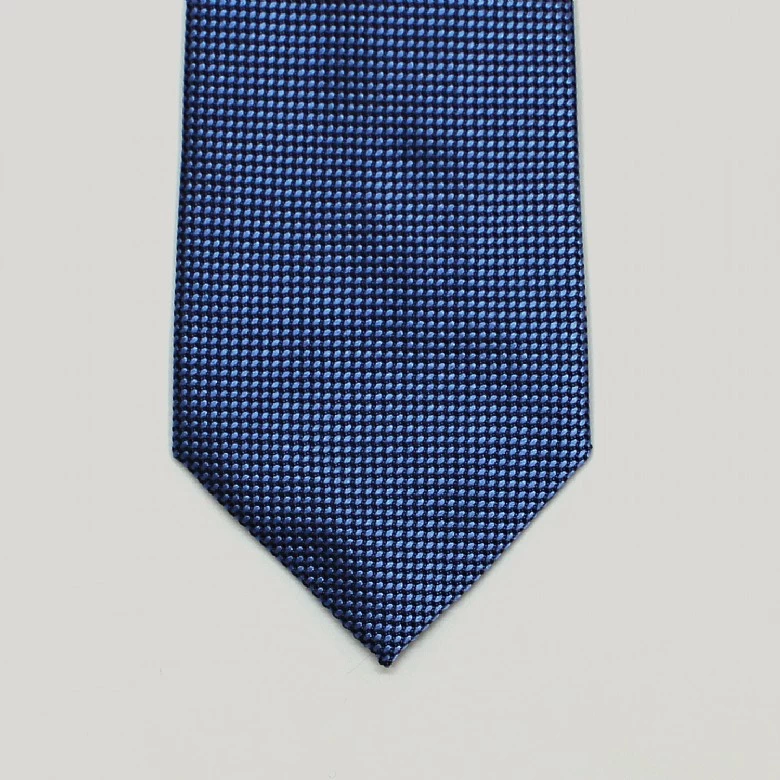 Olive Green Plain Woven Silk Tie - Image 9