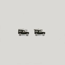 Green Landrover CuffLink