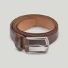 Mid Brown Feather Edge Belt