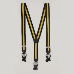 Navy And Gold Stripe 2 In 1 Braces