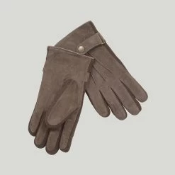 Brown Suede Gloves