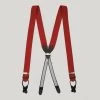 Red Boxcloth Braces