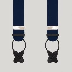 Navy Boxcloth Braces