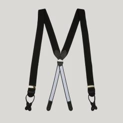 Black Boxcloth Braces