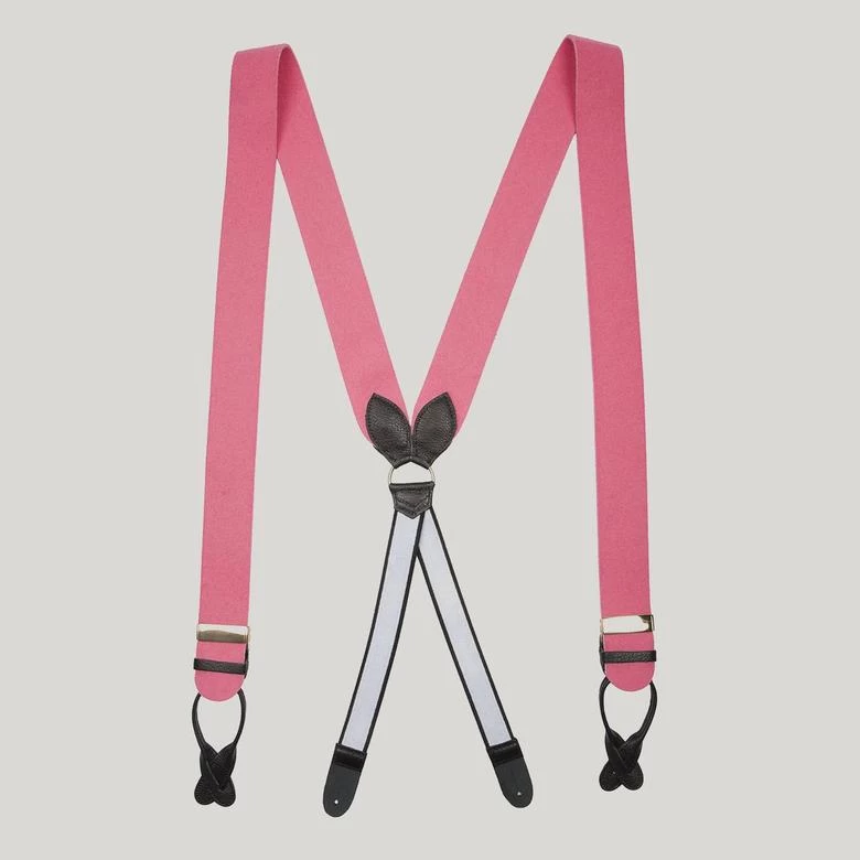 Pink Boxcloth Braces