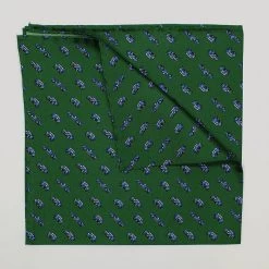 Green Racing Cars Printed Silk Hank