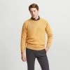 Ochre Crew Neck Lambswool Jumper